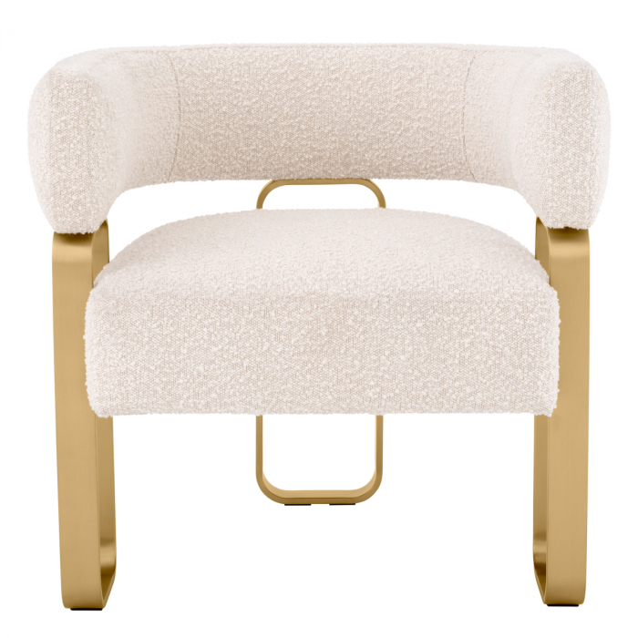   Scaun Capricorn bouclé crem 116759 EICHHOLTZ [3]