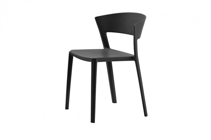 Scaun Casper Negru Minimalist - polipropilena, KH010100323 - King [2]