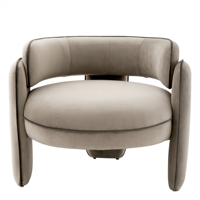   Scaun Chaplin savona gri-bej catifea 117597 EICHHOLTZ [3]