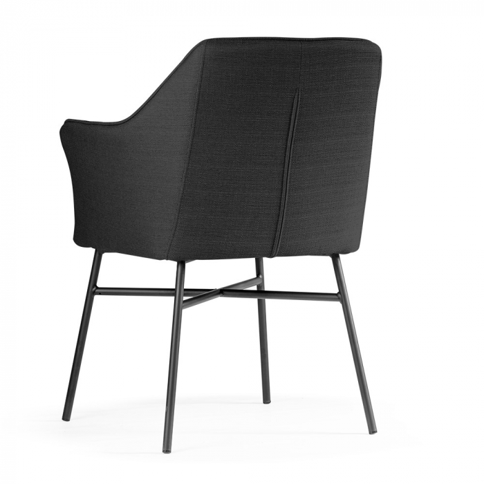 Scaun cu brate material textil diverse culori Azubi, baza metal negru, RIMCHXXBGEBCKI - Atreve [7]
