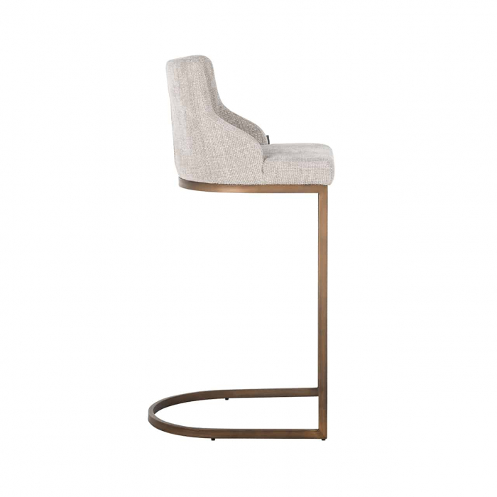 Scaun de bar Bolton Bolton natural renagade / auriu periat (Renegade Natural 01), S4580 NATURAL RENEGADE - Richmond Interiors [2]