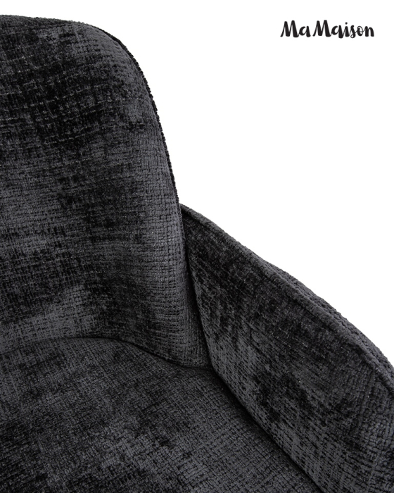 Scaun de Bar Bora 55x55x106 cm, Negru - MaMaison [5]