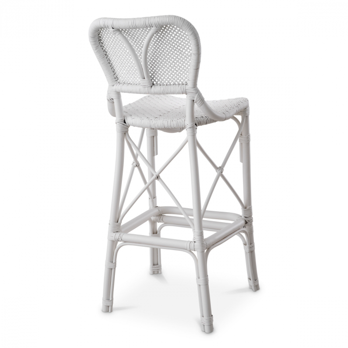   Scaun de bar Colony alb mat 118059 EICHHOLTZ [3]