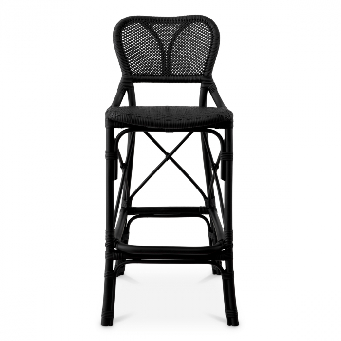   Scaun de bar Colony negru mat 118060 EICHHOLTZ [2]