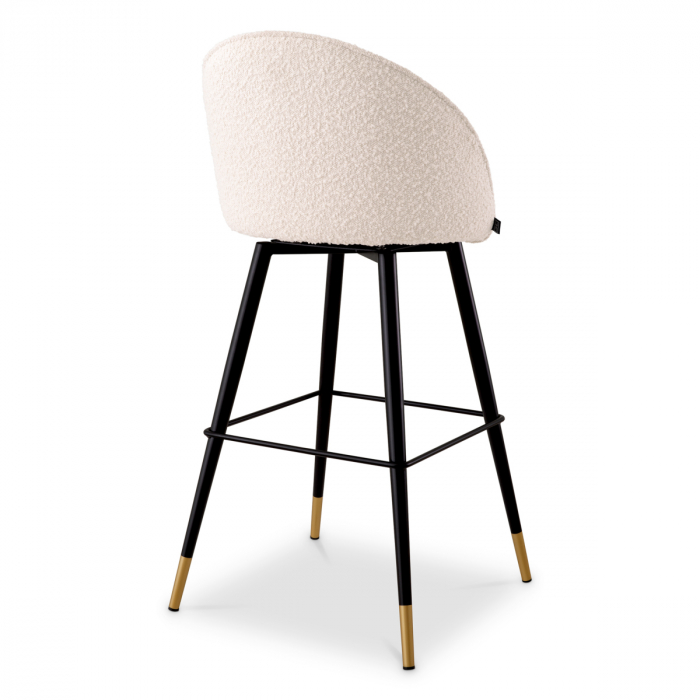   Scaun de bar Cooper bouclé crem set de 2 117900 EICHHOLTZ [4]