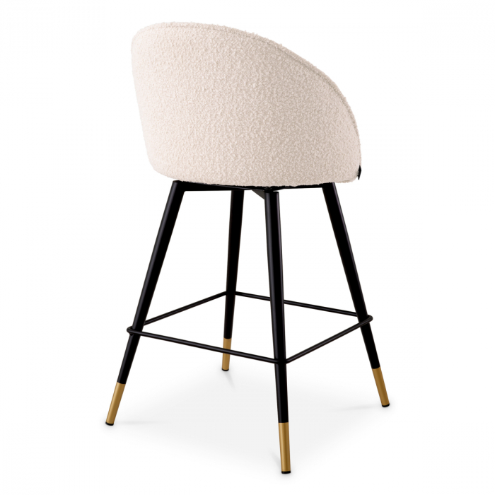   Scaun de bar Cooper bouclé crem set de 2 117901 EICHHOLTZ [4]