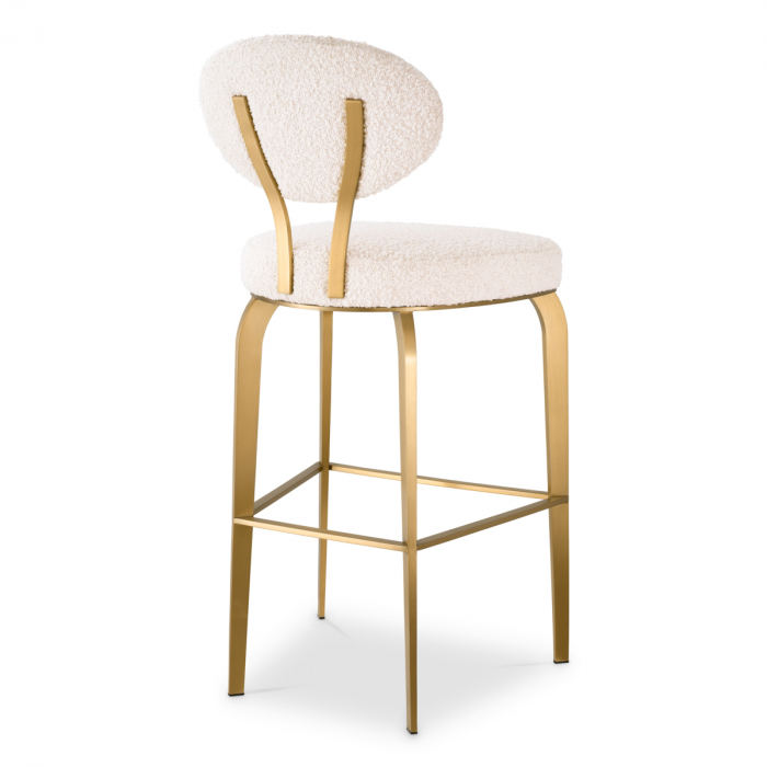   Scaun de bar Dorrego bouclé crem 117641 EICHHOLTZ [3]