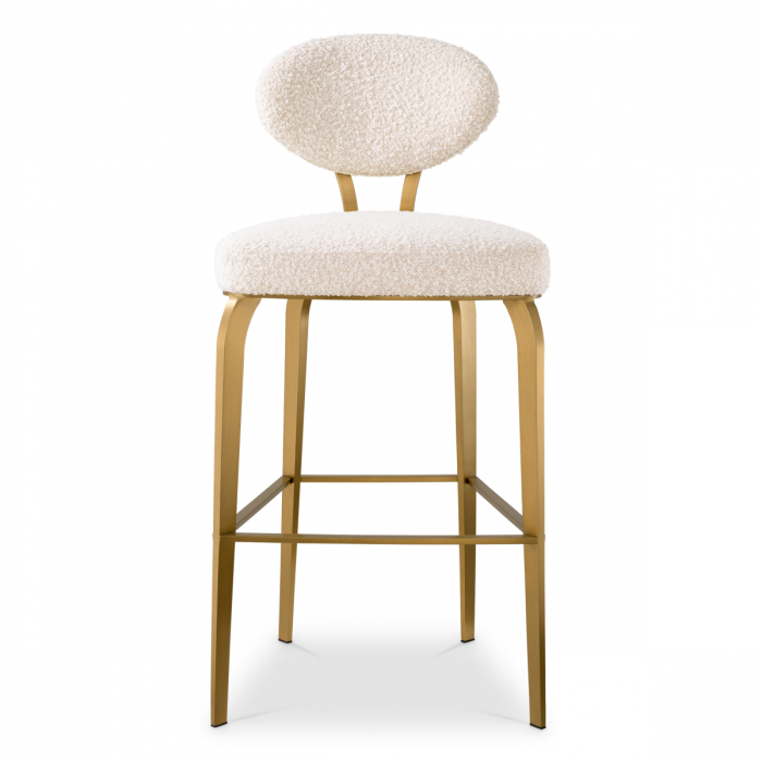   Scaun de bar Dorrego bouclé crem 117641 EICHHOLTZ [2]