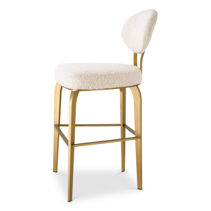   Scaun de bar Dorrego bouclé crem 117642 EICHHOLTZ [4]
