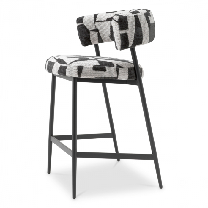   Scaun de bar Folsom brooklyn negru 118866 EICHHOLTZ [6]