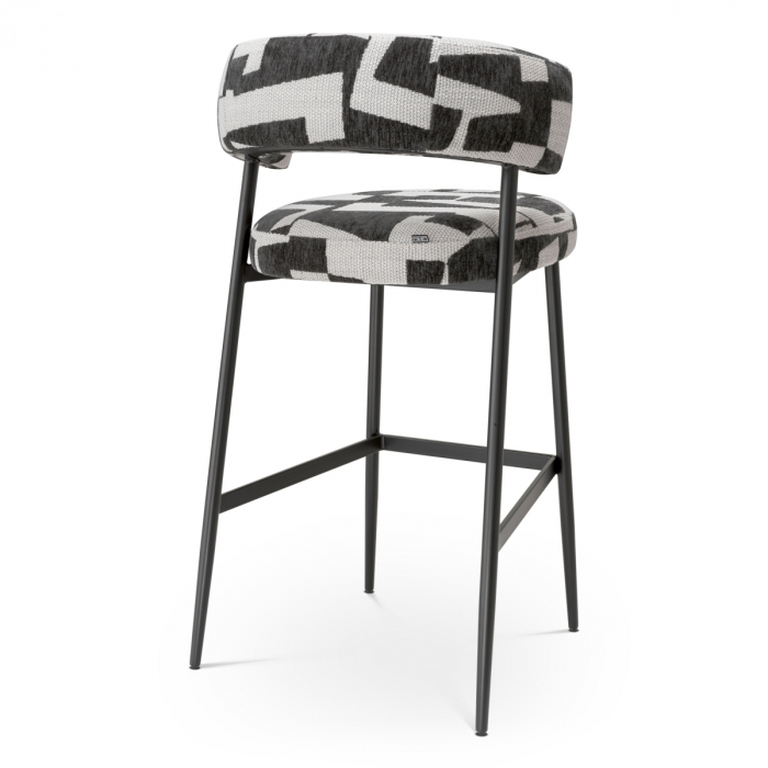   Scaun de bar Folsom brooklyn negru 119217 EICHHOLTZ [4]