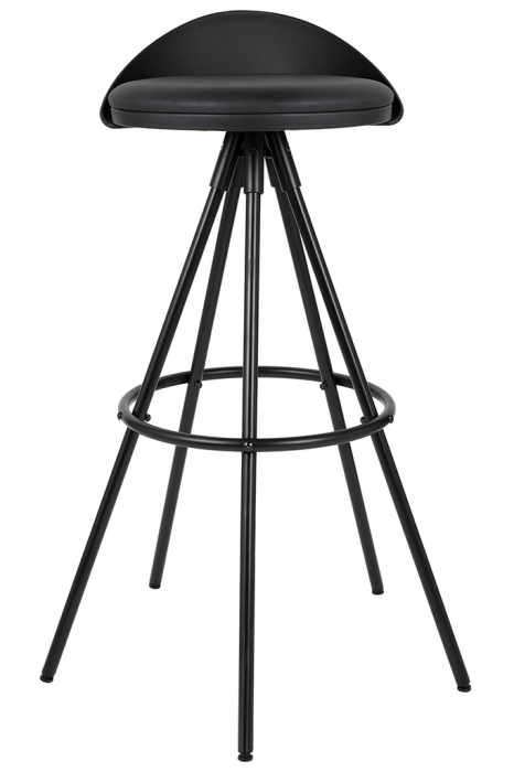 Scaun de Bar Lanza 76 57x57x86 cm, Negru - King Home [2]