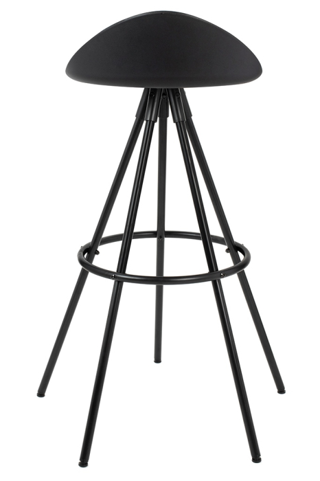 Scaun de Bar Lanza 76 57x57x86 cm, Negru - King Home [3]