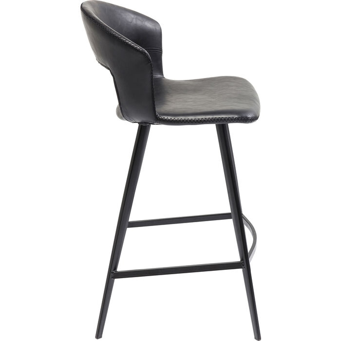 Scaun de Bar Reunion 53x53x90,5 cm, Negru - Kare Design [2]