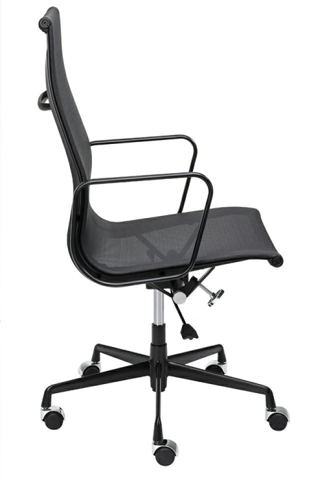 Scaun de Birou Aeron Premium, Aluminiu Negru Satinat - King Home [11]