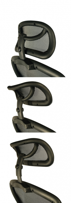 Scaun de birou ajustabil Vip diverse culori, spatar si tetiera tip mesh, W-80-9 - Unique [5]