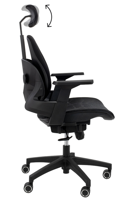 Scaun de Birou Ventiler, Negru - King home [5]