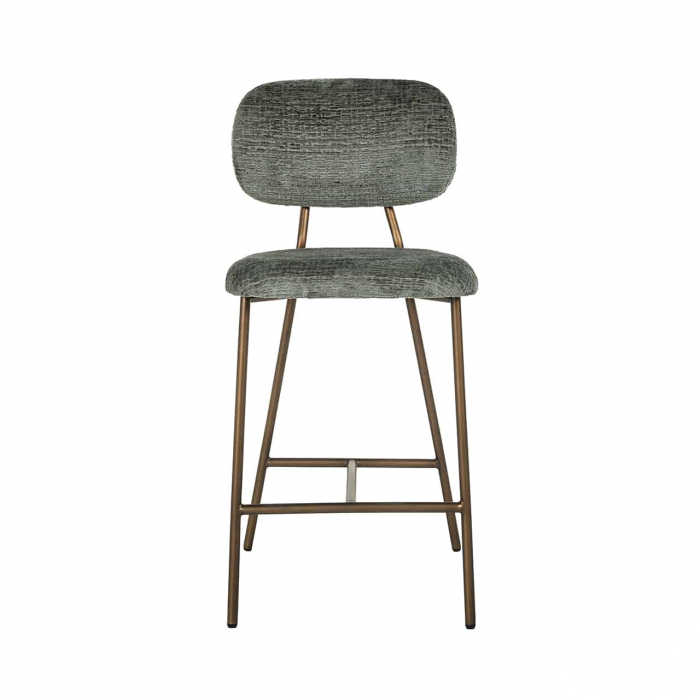 Scaun de birou Xenia thyme fusion / picioare aurite (Fusion thyme 206), S4522 THYME FUSION - Richmond Interiors [4]