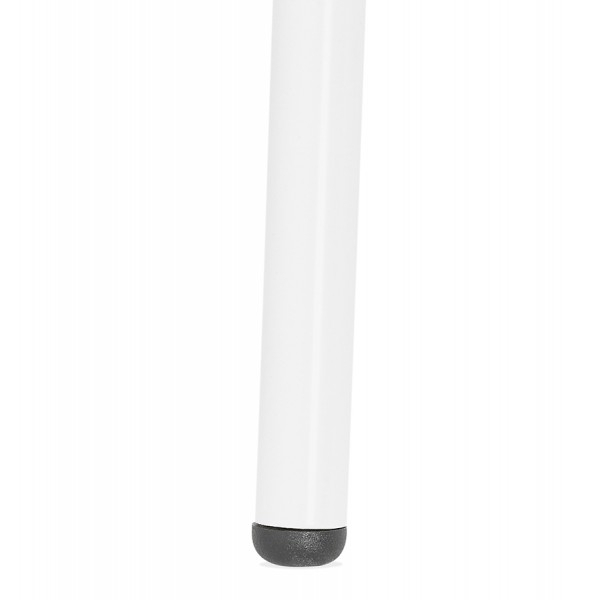 Scaun de design alb Fyfe picioare albe otel / polipropilena / piele, CH01630WH - Kokoon [7]