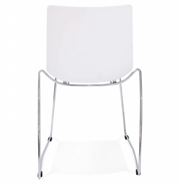 Scaun de design alb TIKADA polipropilena / otel, CH01160WH - Kokoon [4]