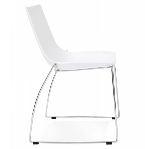 Scaun de design alb TIKADA polipropilena / otel, CH01160WH - Kokoon [3]