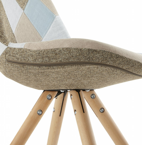 Scaun de design BOHEMY petice in stil scandinav material textil / lemn, CH01230DI - Kokoon [9]