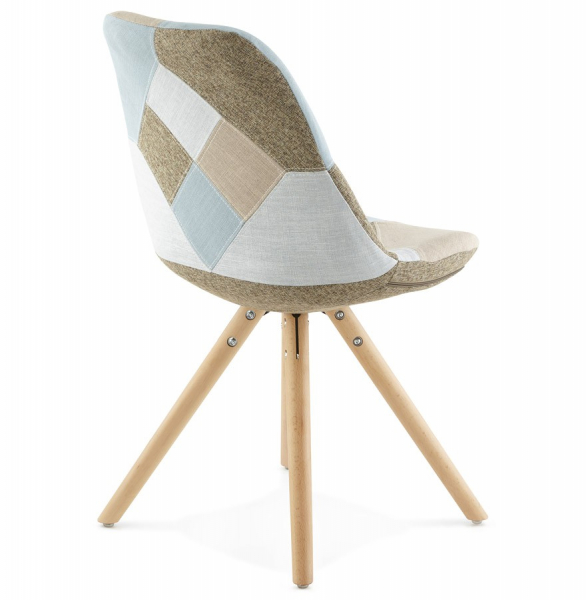 Scaun de design BOHEMY petice in stil scandinav material textil / lemn, CH01230DI - Kokoon [4]
