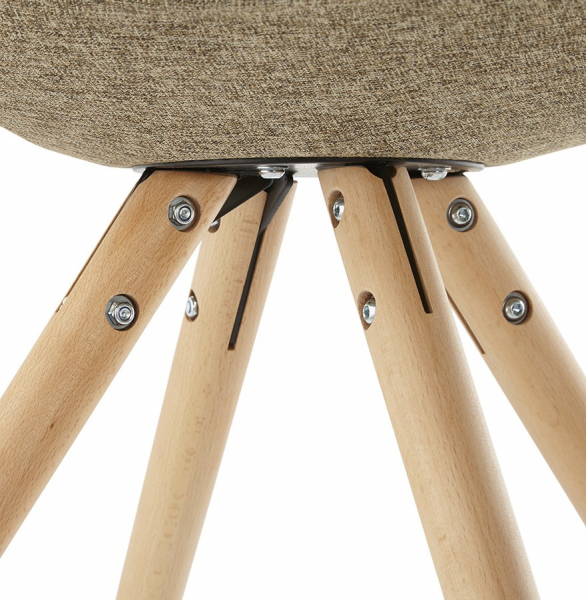 Scaun de design BOHEMY petice in stil scandinav material textil / lemn, CH01230DI - Kokoon [10]
