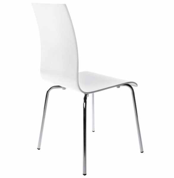 Scaun de design horeca CLASSIC alb lemn / otel, CH00060WH - Kokoon [2]