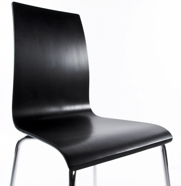 Scaun de design horeca CLASSIC negru lemn / otel, CH00050BL - Kokoon [3]