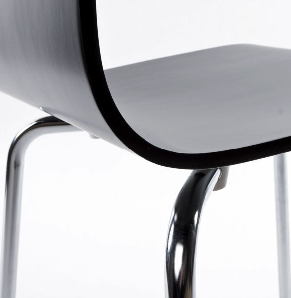 Scaun de design horeca CLASSIC negru lemn / otel, CH00050BL - Kokoon [5]
