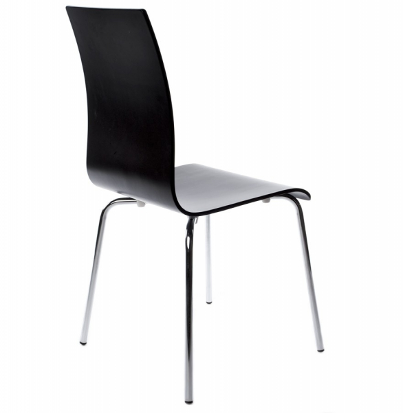 Scaun de design horeca CLASSIC negru lemn / otel, CH00050BL - Kokoon [2]