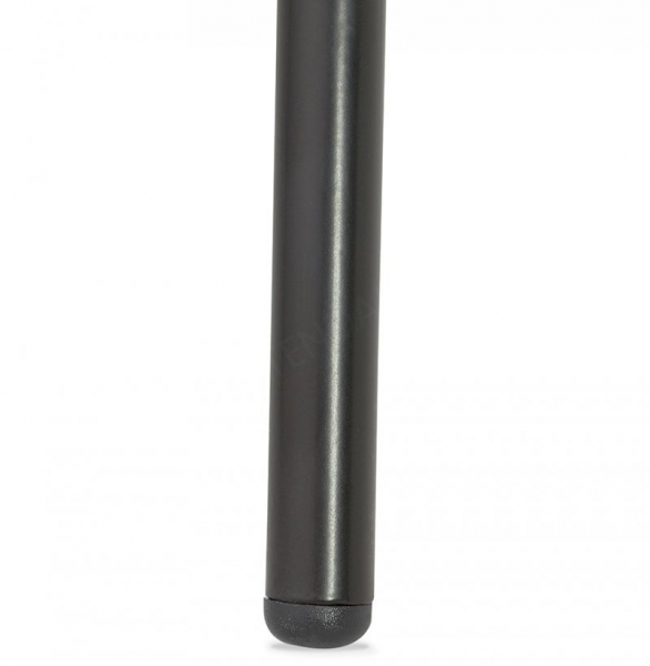 Scaun de design negru Fyfe picioare negre otel / polipropilena / piele, CH01620BL - Kokoon [7]
