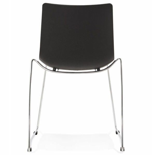 Scaun de design negru TIKADA polipropilena / otel, CH01150BL - Kokoon [5]