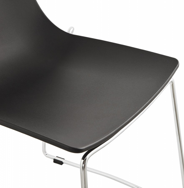 Scaun de design negru TIKADA polipropilena / otel, CH01150BL - Kokoon [7]