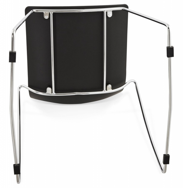 Scaun de design negru TIKADA polipropilena / otel, CH01150BL - Kokoon [14]