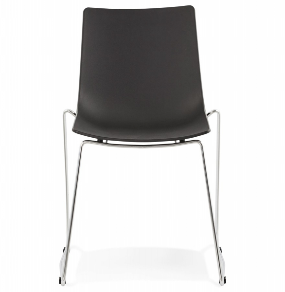 Scaun de design negru TIKADA polipropilena / otel, CH01150BL - Kokoon [2]