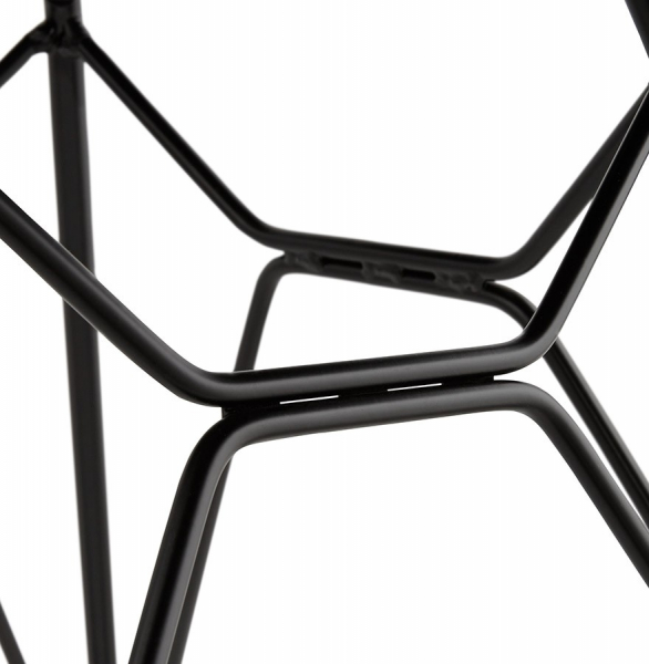 Scaun de design negru UMELA polipropilena / picioare negre metal, AC01480BL - Kokoon [11]