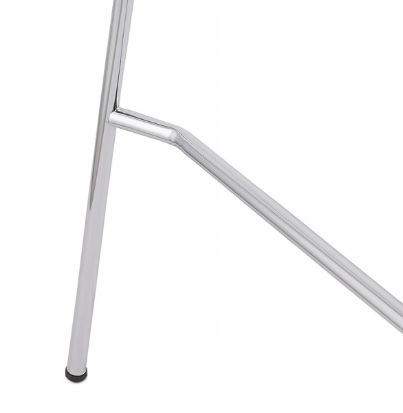 Scaun inalt bar lemn natur curbat Cobe Premium, picioare subtiri metal crom, BS01230NA - Kokoon [9]