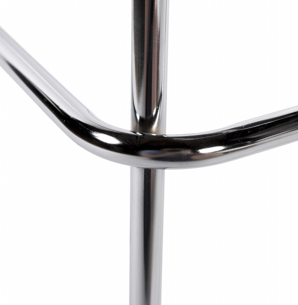 Scaun bar negru mat lemn curbat Cobe fara brate, picioare subtiri metal crom, BS00220BL - Kokoon [6]