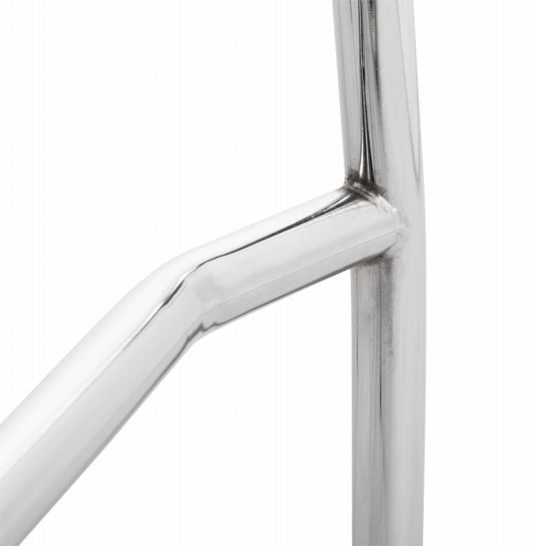 Scaun bar elegant lemn curbat Cobe lemn zebrano / picioare subtiri metal crom, BS00250ZE - Kokoon [7]