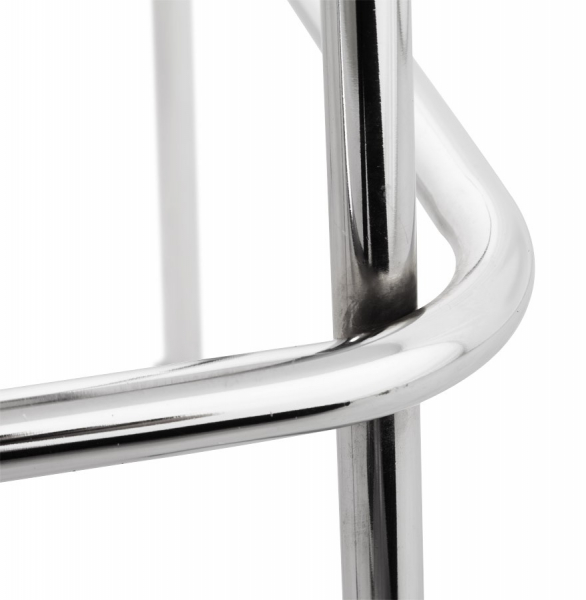 Scaun bar elegant lemn curbat Cobe lemn zebrano / picioare subtiri metal crom, BS00250ZE - Kokoon [8]