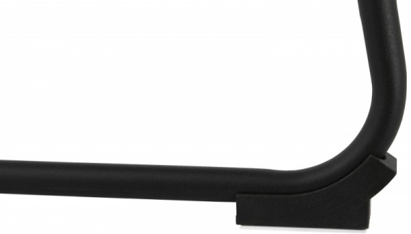Scaun bar maro tapitat piele ecologica Earth premium, picioare negre subtiri otel, BS01790BR - Kokoon [10]