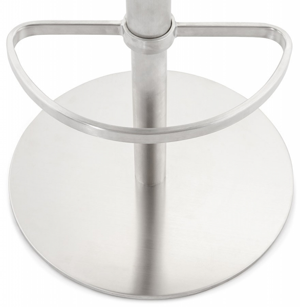 Scaun de design pentru bar KARU negru cu burete piele / otel inoxidabil, BS00990BL - Kokoon [12]
