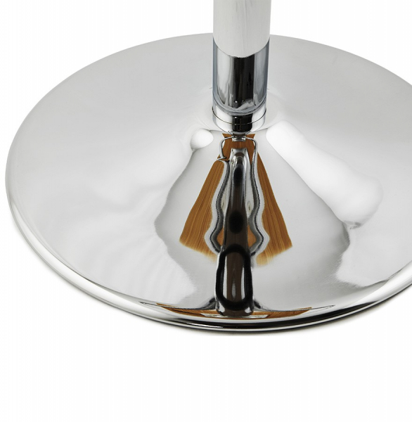 Scaun bar lemn indoit Madeira Premium, finisaj natur, picior metal crom inaltime reglabila, BS00920NA - Kokoon [13]