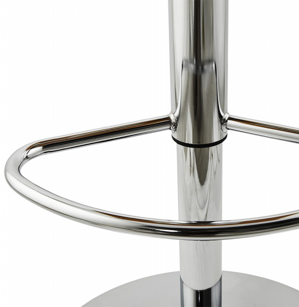 Scaun bar lemn indoit Madeira Premium, finisaj natur, picior metal crom inaltime reglabila, BS00920NA - Kokoon [12]