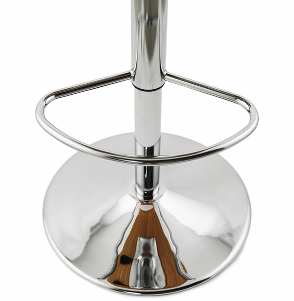 Scaun bar lemn indoit Madeira Premium, finisaj natur, picior metal crom inaltime reglabila, BS00920NA - Kokoon [14]