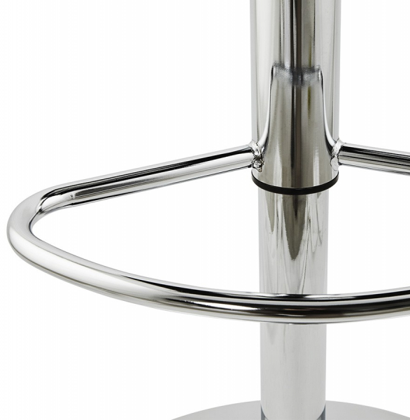 Scaun bar negru lemn indoit Madeira Premium, inaltime reglabila, picior metal crom, BS00910BL - Kokoon [12]