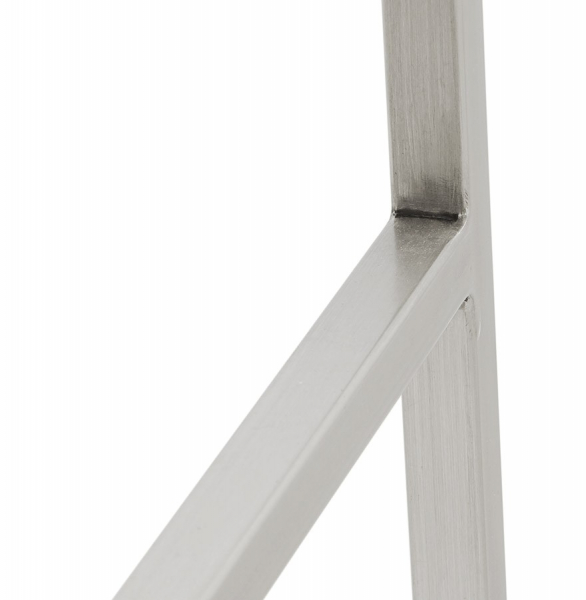 Scaun inalt bar negru tapitat piele ecologica Dod Premium, picioare otel, BS01210BL - Kokoon [13]