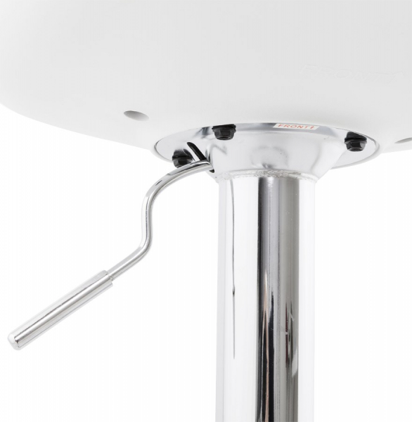 Scaun de design pentru bar reglabil SUKI alb / crom, BS00850WHWH - Kokoon [10]